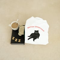 BSH PRINT SWEAT SHIRT  - FANTASTIC CATS SERIES-  M / L / XL