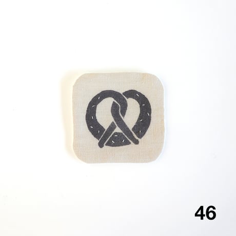 泥染リネンコースター [No.43〜No.47]  Linen Casters