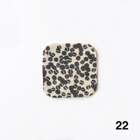 泥染リネンコースター [No.12〜No.22]　Linen Coasters