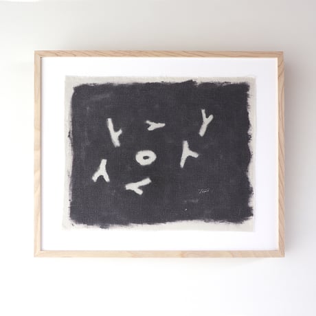 Framed Fabric　珊瑚 No.3