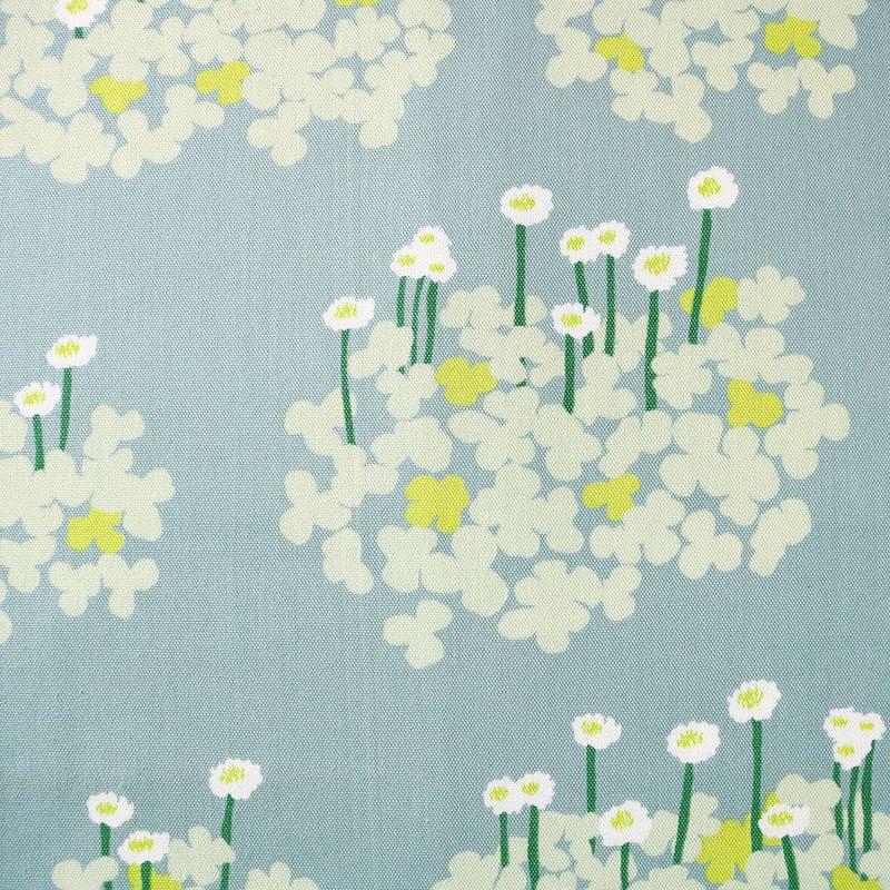 MUDDY WORKS プリント生地 [白詰草] オーガニックオックス 50cm | Tom