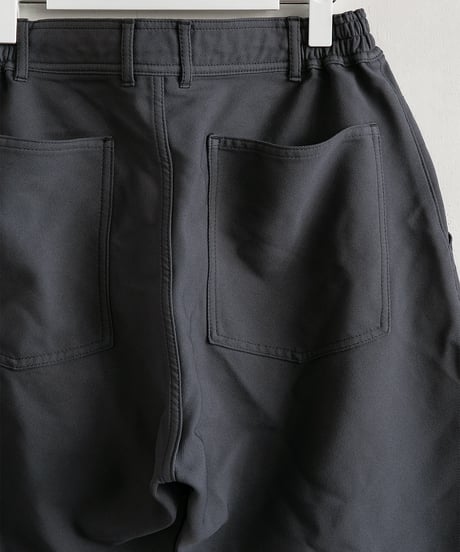 COMME des GARÇONS HOMME DEUX _ Polyester Serge Garment Fulling Pants ( Gray )