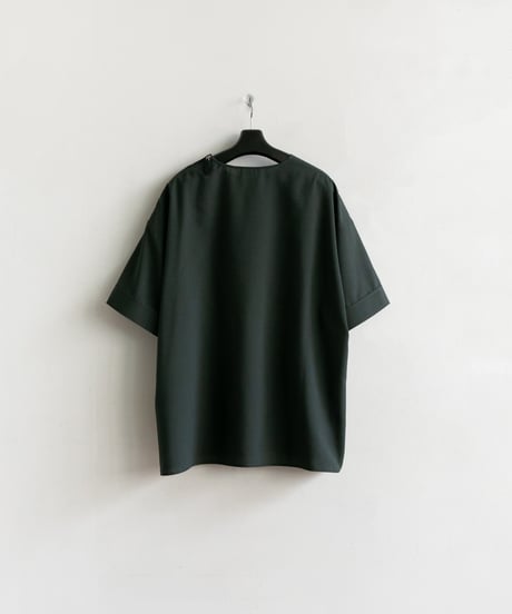 THE RERACS _ THE SIDE ZIP PULLOVER SHIRT SHORT SLEEVE