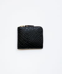 Comme des Garçons Wallet  Embossed Roots Line - L Zip Wallet