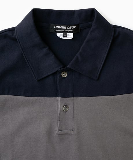 COMME des GARÇONS HOMME DEUX _ Color-Block Polo Shirt .