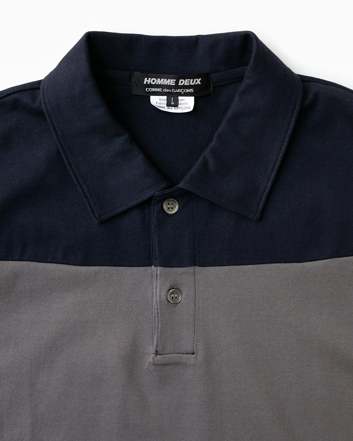 COMME des GARÇONS HOMME DEUX _ Color-Block Polo