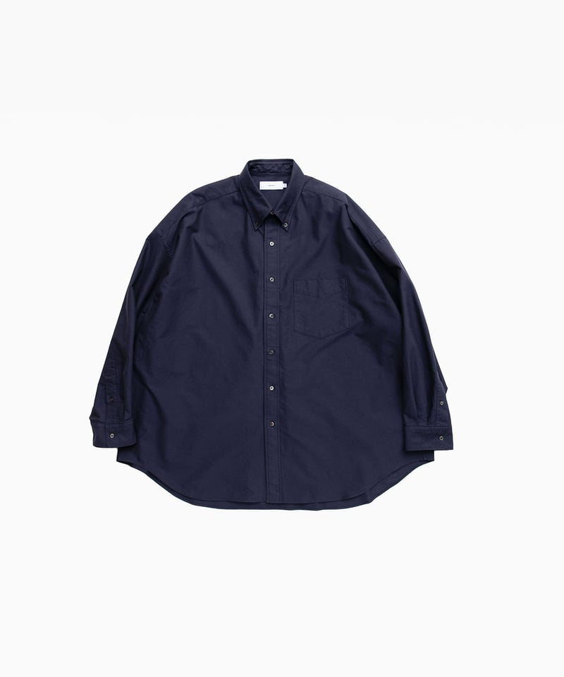 Graphpaper _ Oxford Oversized B.D Shirt ( Navy