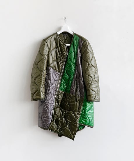 COMME des GARÇONS HOMME DEUX _ Ripstop Nylon Quilted Bias Coat