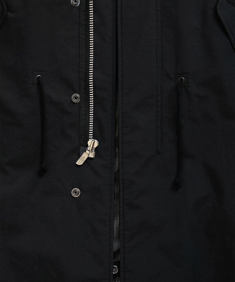 ジャケット・アウター Junya Watanabe AD2010 Layered Mods Coat Junya Watanabe Men's' x C.P Company Ripstop Coat in Black