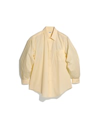 FOUNDOUR _ COTTON BROAD REGULAR COLLAR SHIRT ( Yellow )