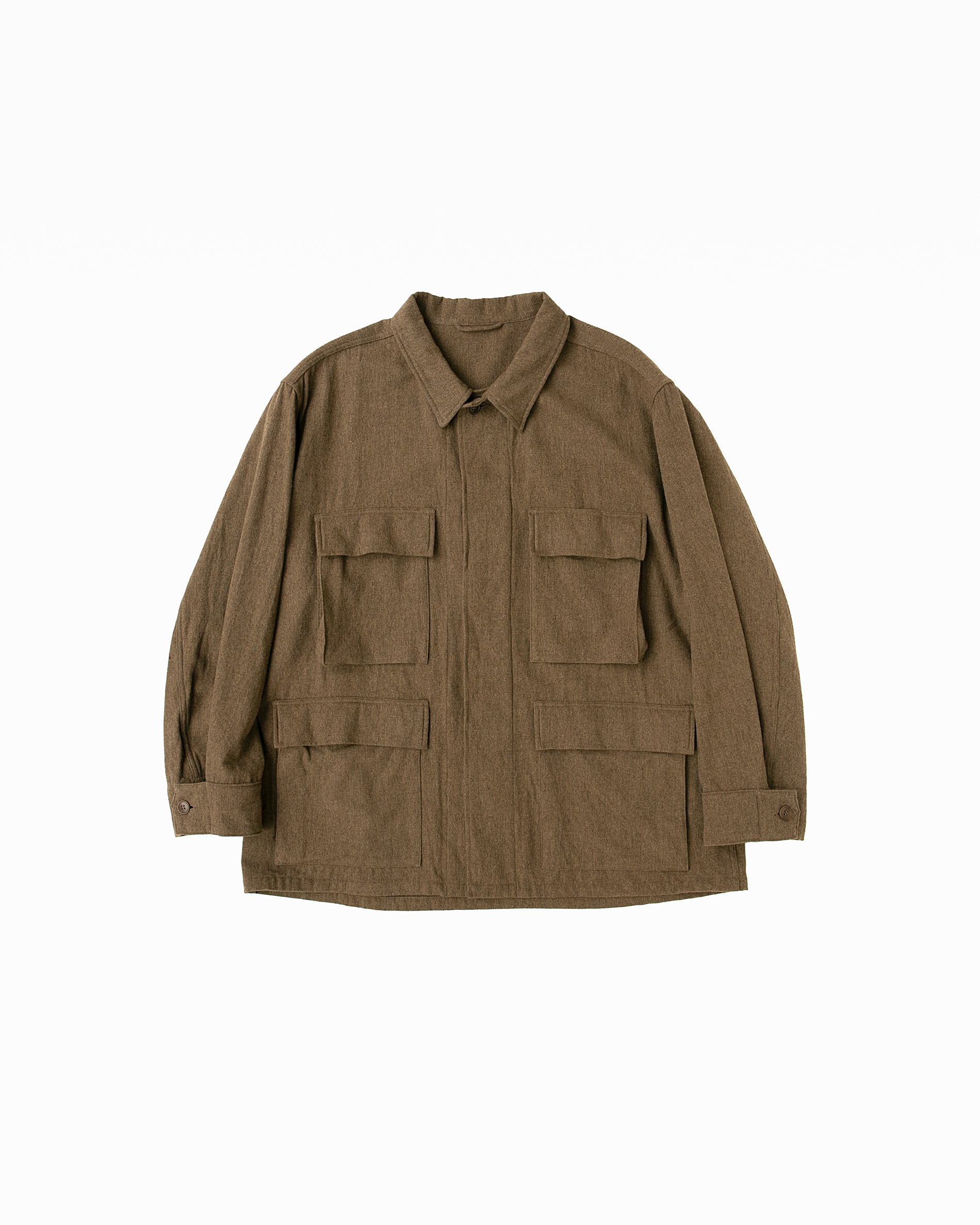 COMOLI _ KHAKI BDU ジャケット | Tronica