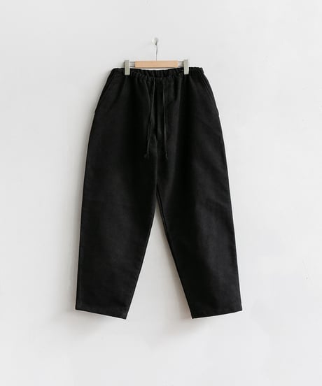 COMOLI _ モールスキン ドローストリングパンツ