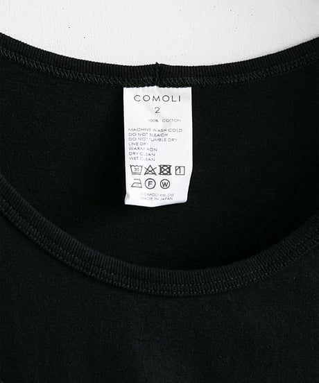 COMOLI _ サープラス タンクトップ ( Black )