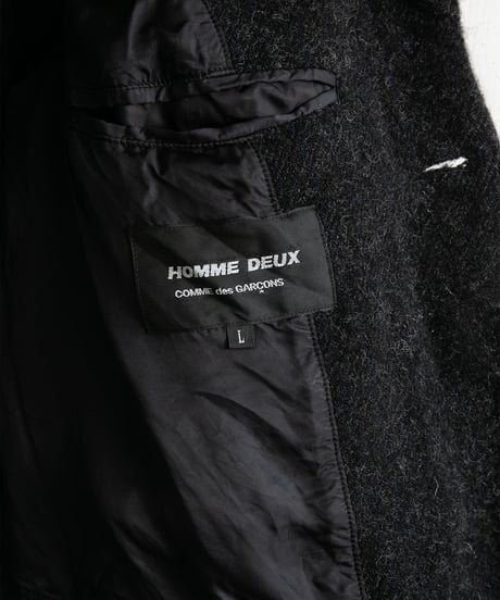 COMME des GARÇONS HOMME DEUX _ Wool Fulling Tweed Stripe Jacket