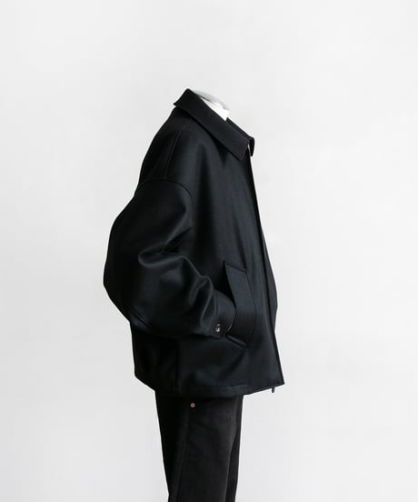 THE RERACS _ THE BALCOLLAR HARRINGTON JACKET ( Black )