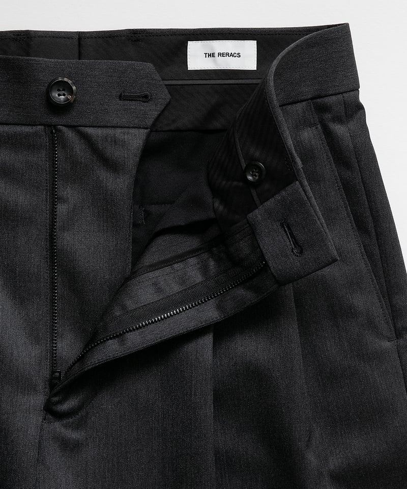 THE RERACS / THE SLACK 2TUCK KHAKI サイズ46 THE RERACS│ザ・リラクス / THE SLACK 2TUCK(KHAKI)
