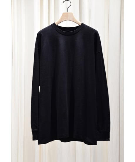 COMOLI _ コットンジャージ 長袖Tシャツ