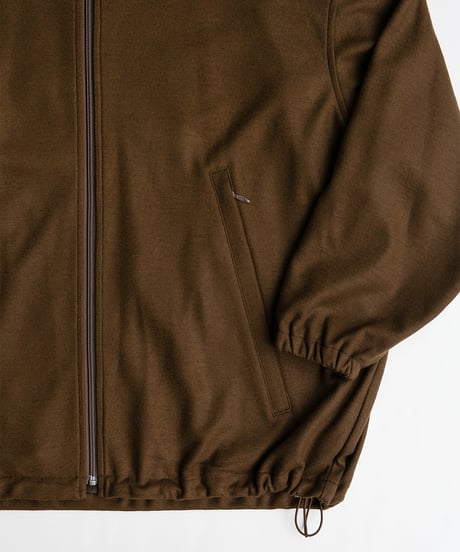 Graphpaper _ Wool Smooth Flannel Track Blouson ( Brown )