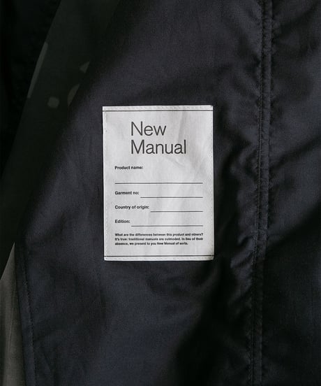 eYe JUNYAWATANABE MAN × New Manual _ Deck Hook Transfer Print Jacket