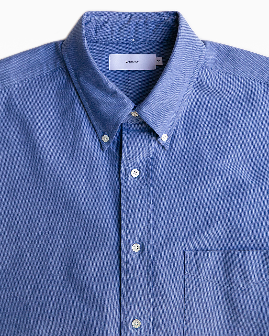 graphpaper オックスフォードシャツ　サックスブルー Graphpaper (グラフペーパー) Oxford Oversized B.D Shirt