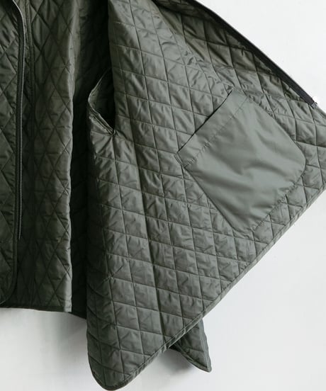 COMME des GARÇONS HOMME DEUX _ Quilting Hoodie Poncho .