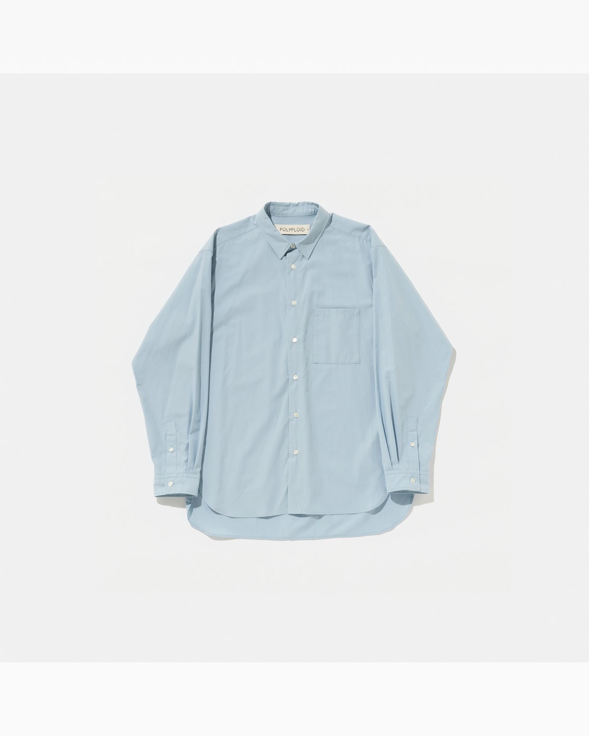 POLYPLOID 半袖シャツ 水色 SIZE 2 POLYPLOID (ポリプロイド) SHORT SLEEVE SHIRT B / ショート