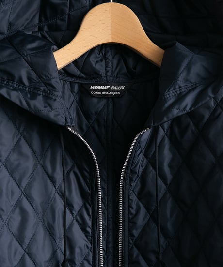 COMME des GARÇONS HOMME DEUX _ Quilting Hoodie Poncho .