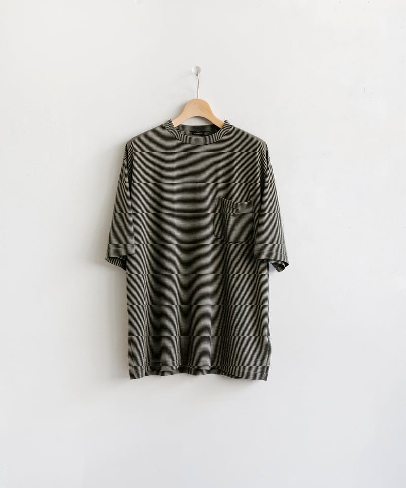 C O M O L I _ サマーウール 半袖Tシャツ ( Border ) | Tronica C O M O L I _ サマーウール 半袖Tシャツ ( Border ) | Tronica