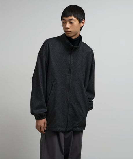 Graphpaper _ Wool Smooth Flannel Track Blouson ( Gray )
