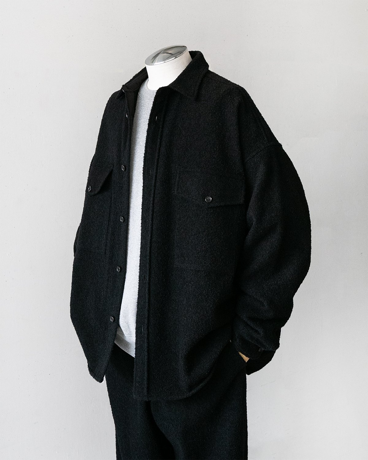 トップス Graphpaper Hard Flannel CPO Shirt Graphpaper Hard Flannel CPO Shirt