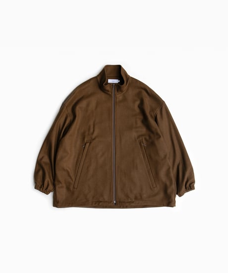 Graphpaper _ Wool Smooth Flannel Track Blouson ( Brown )
