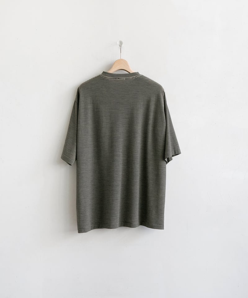 C O M O L I _ サマーウール 半袖Tシャツ ( Border ) | Tronica C O M O L I _ サマーウール 半袖Tシャツ ( Border ) | Tronica
