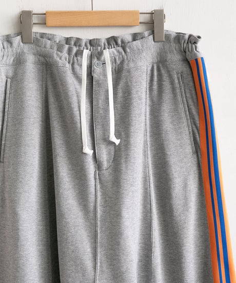 COMME des GARÇONS HOMME DEUX _ Light Cotton Pile Side Stripe Sarrouel Pants