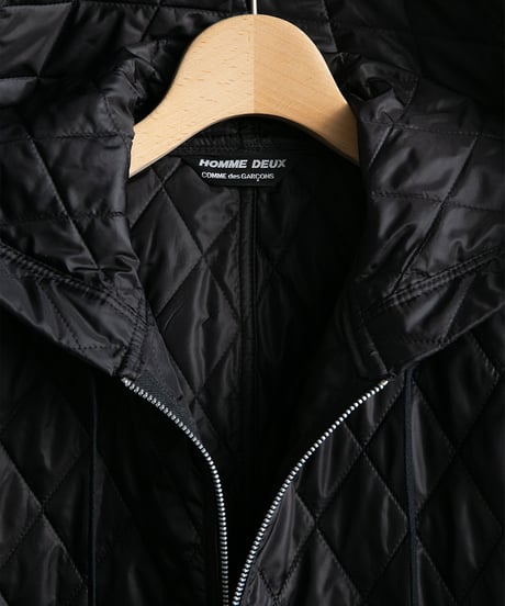 COMME des GARÇONS HOMME DEUX _ Quilting Hoodie Poncho .