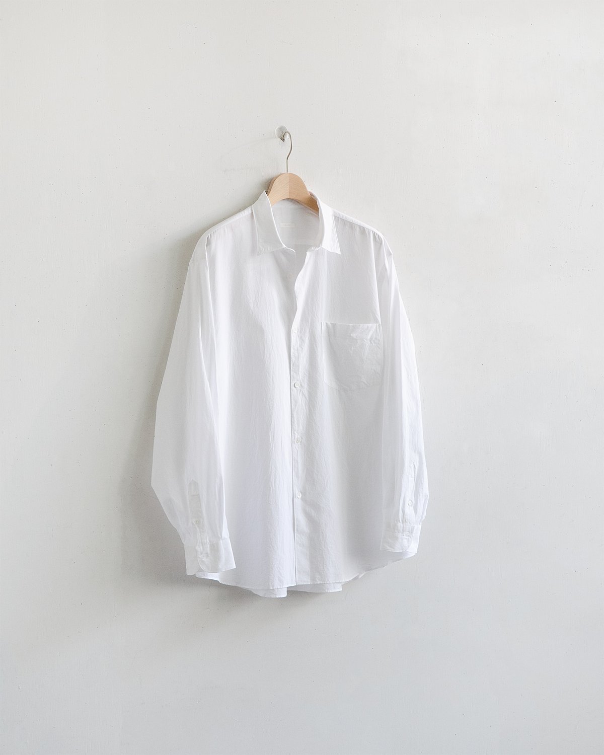 C O M O L I _ コモリシャツ ( White ) | Tronica C O M O L I _ コモリシャツ ( White ) | Tronica