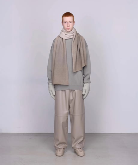 Graphpaper _ High Gauge L/S Oversized Crew Neck Knit