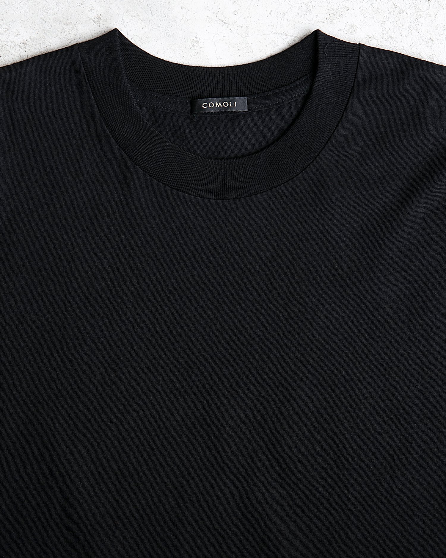 COMOLI _ コットンジャージ 長袖Tシャツ | Tronica