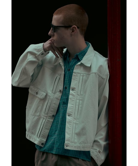 FOUNDOUR _ DENIM TRACKER JACKET