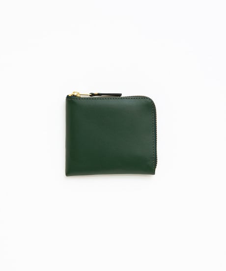Wallet COMME des GARCONS _ Classic Leather Line - L Zip Wallet ( Bottle Green )
