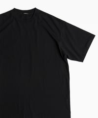 C O M O L I _ コットンジャージ半袖シャツ ( Black )