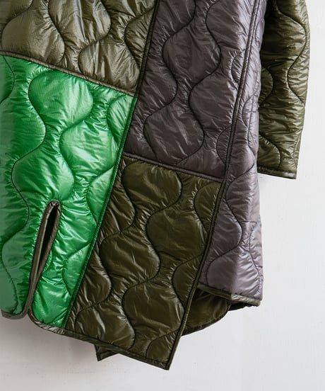 COMME des GARÇONS HOMME DEUX _ Ripstop Nylon Quilted Bias Coat
