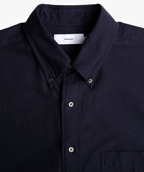 Graphpaper _ Oxford Oversized B.D Shirt ( Navy )