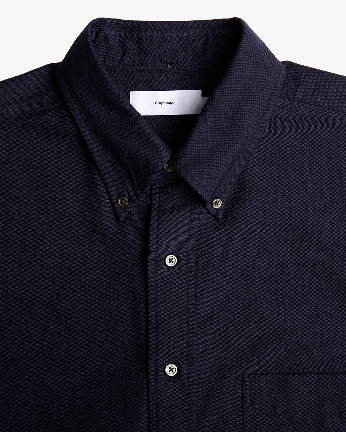 Graphpaper _ Oxford Oversized B.D Shirt ( Navy