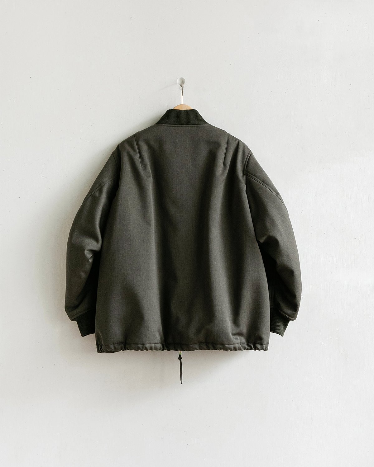 【値引き】ART OF THE FLIGHT JACKET TAKAHIROMIYASHITATheSoloist. faux fur lining flight jacket