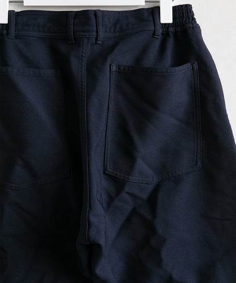 COMME des GARÇONS HOMME DEUX _ Polyester Serge Garment Fulling Pants ( Navy )