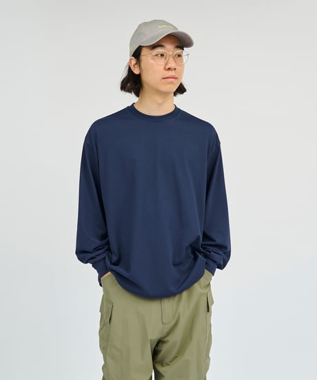FreshService _ DRY JERSEY L/S CREW NECK TEE .