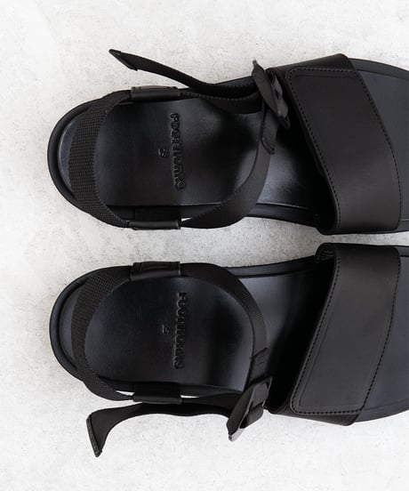 FOOTWORKS _ Sandals with Velcro Straps Wide Belt ( Mens )