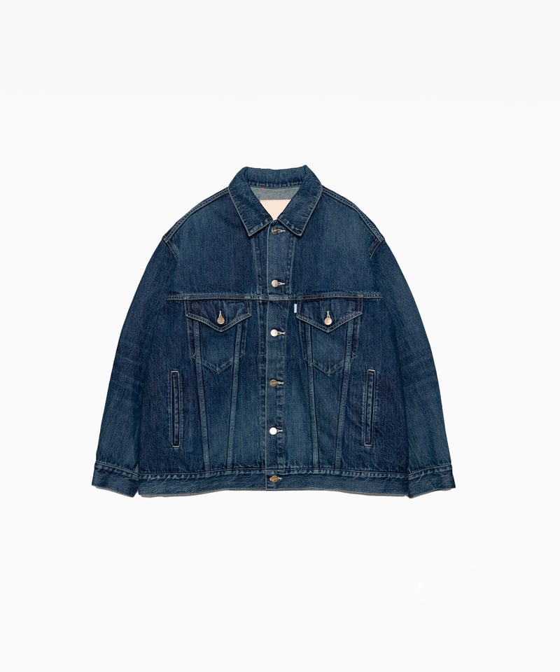 ジャケット・アウター graphpaper Selvage Denim Trucker Jacket Graphpaper (グラフペーパー) Selvage Denim Trucker Jacket