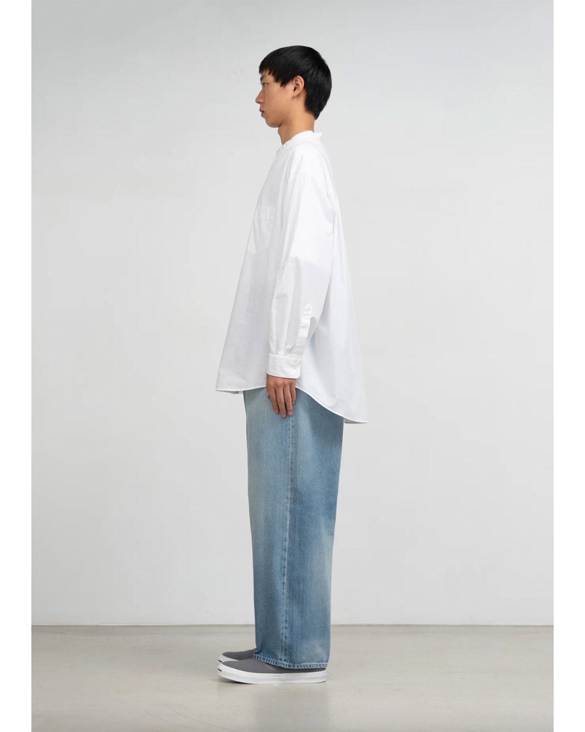 Graphpaper _ Selvage Denim Two Tuck Tapered Pan Graphpaper _ Selvage Denim Two Tuck Tapered Pan