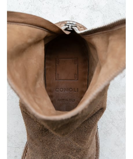 COMOLI _ GUIDIバックジップブーツ COMOLI 別注カラー